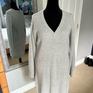 MICHAEL Michael Kors Ribbed Gray Sweater